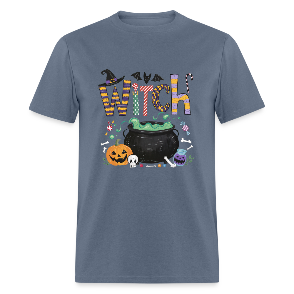 Halloween Witch T-Shirt - denim