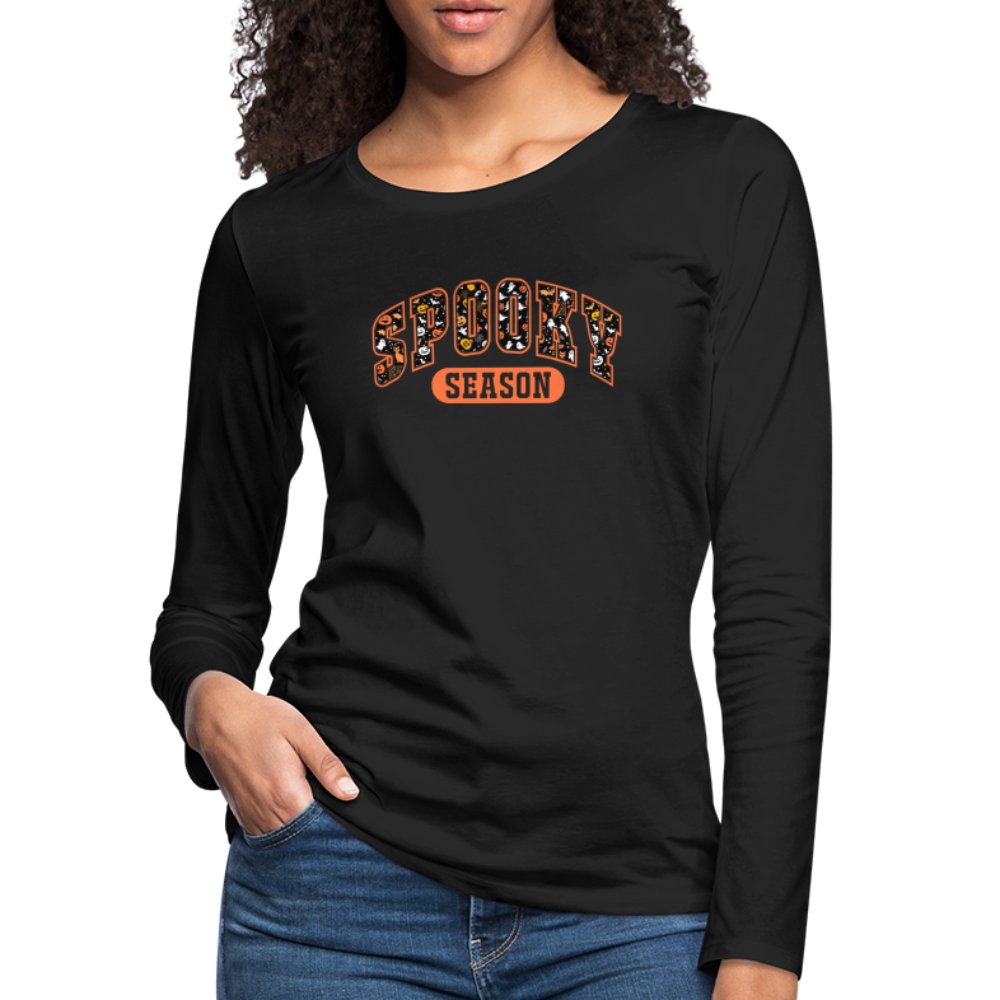 Spooky Season Premium Long Sleeve T-Shirt - black