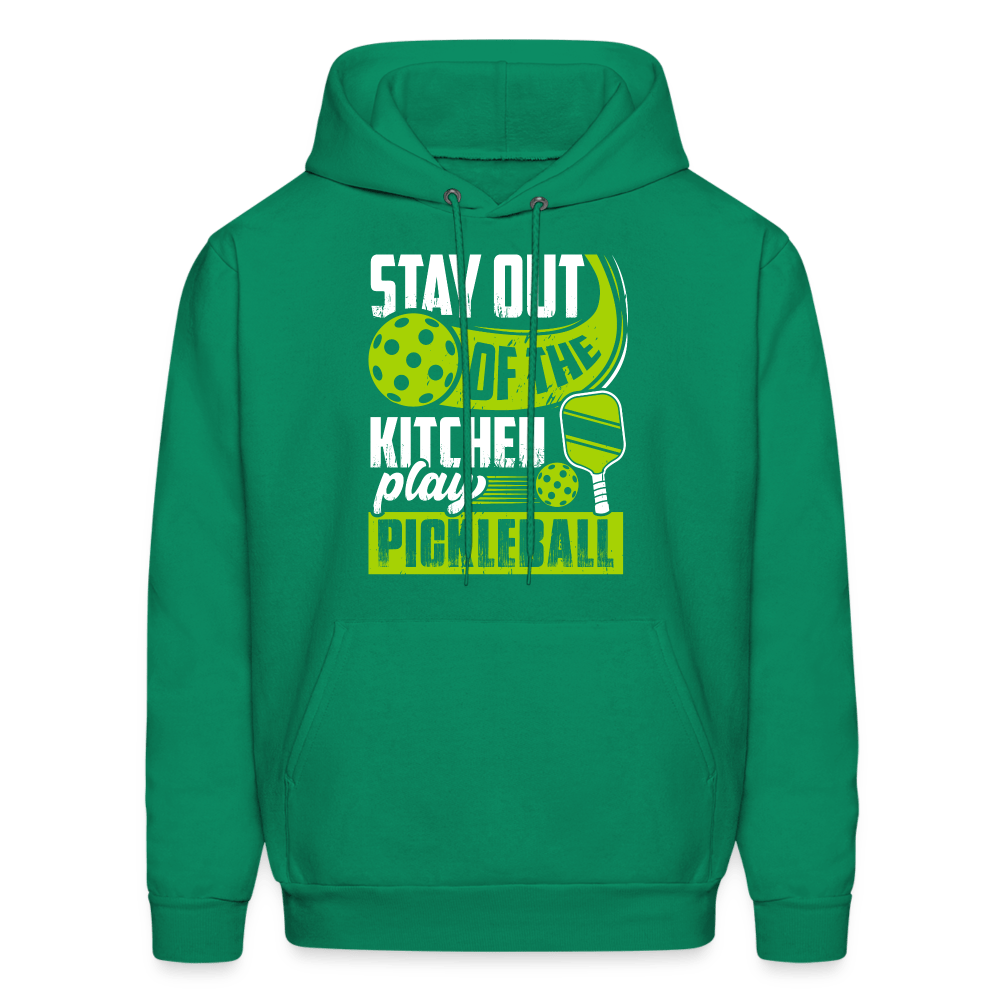 Stay Out Of The Kitchen Play Pickleball Hoodie - kelly green