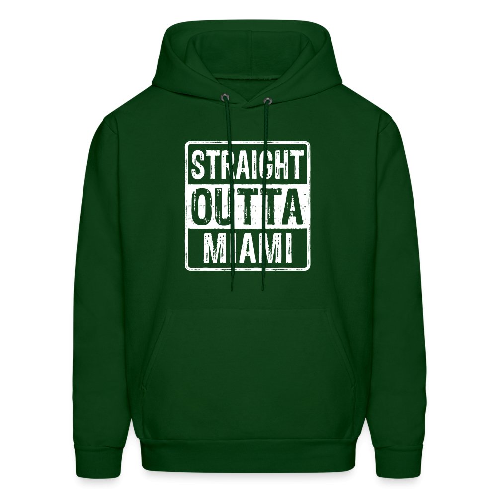 Straight Outta Miami (Florida) Hoodie - asphalt gray