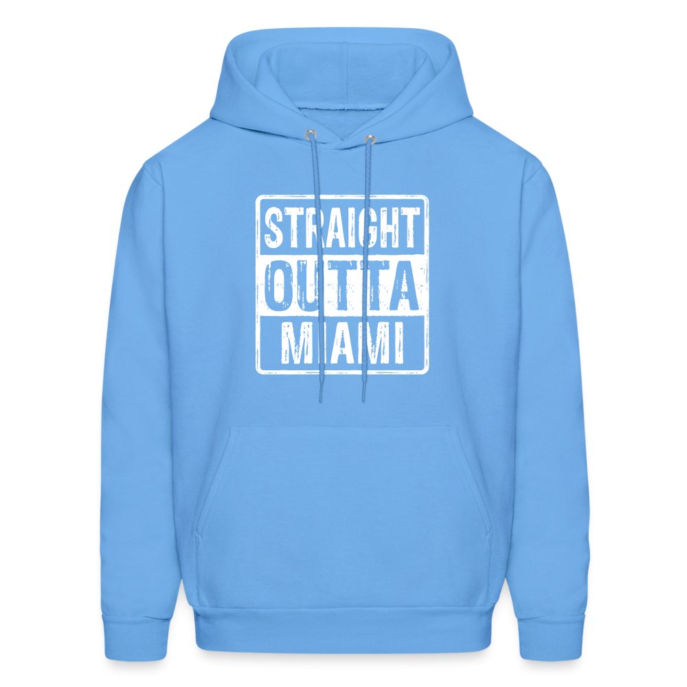 Straight Outta Miami (Florida) Hoodie - carolina blue