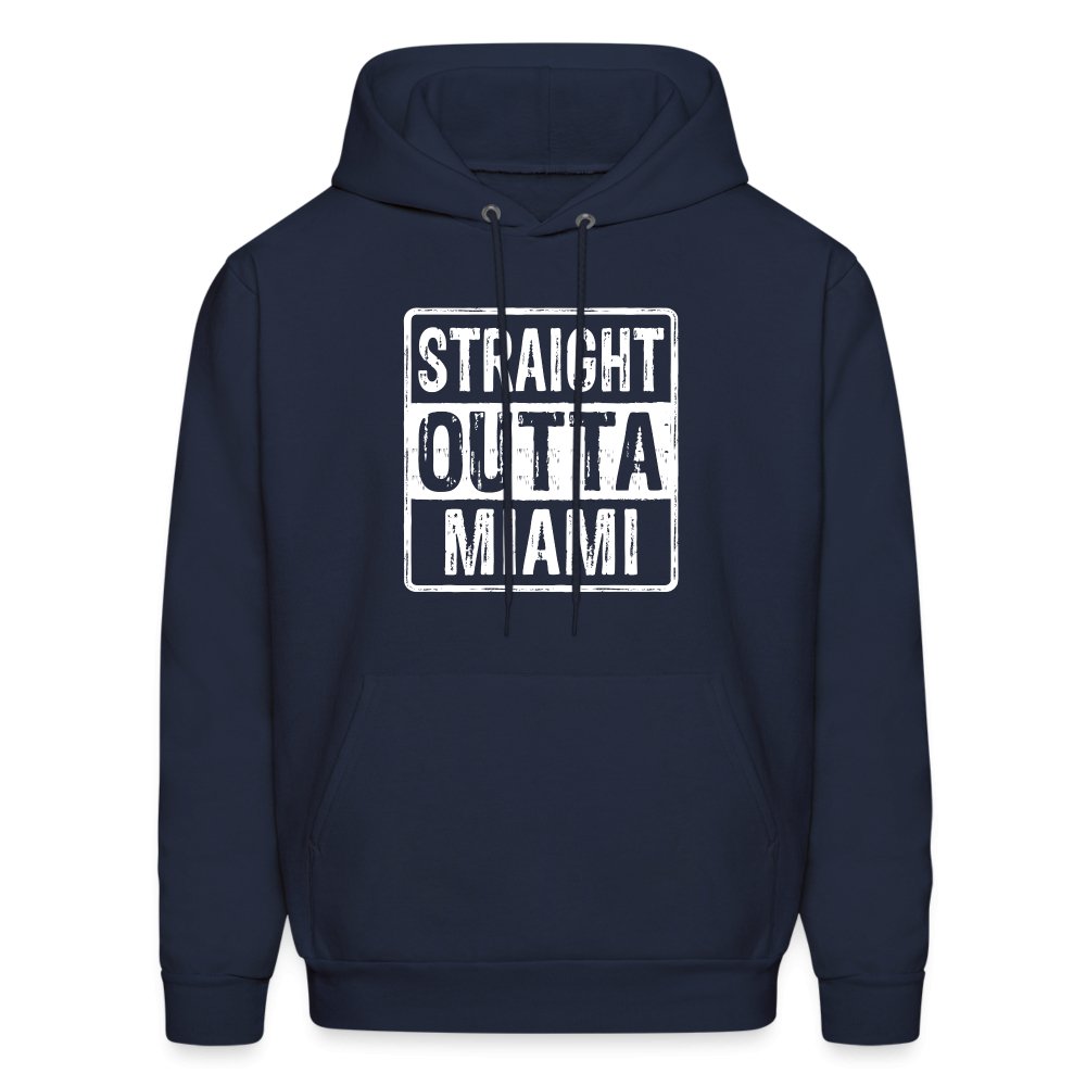 Straight Outta Miami (Florida) Hoodie - denim blue