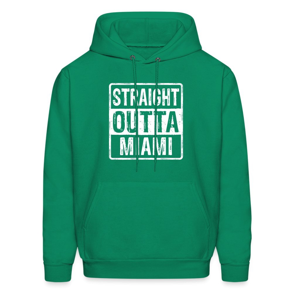 Straight Outta Miami (Florida) Hoodie - kelly green