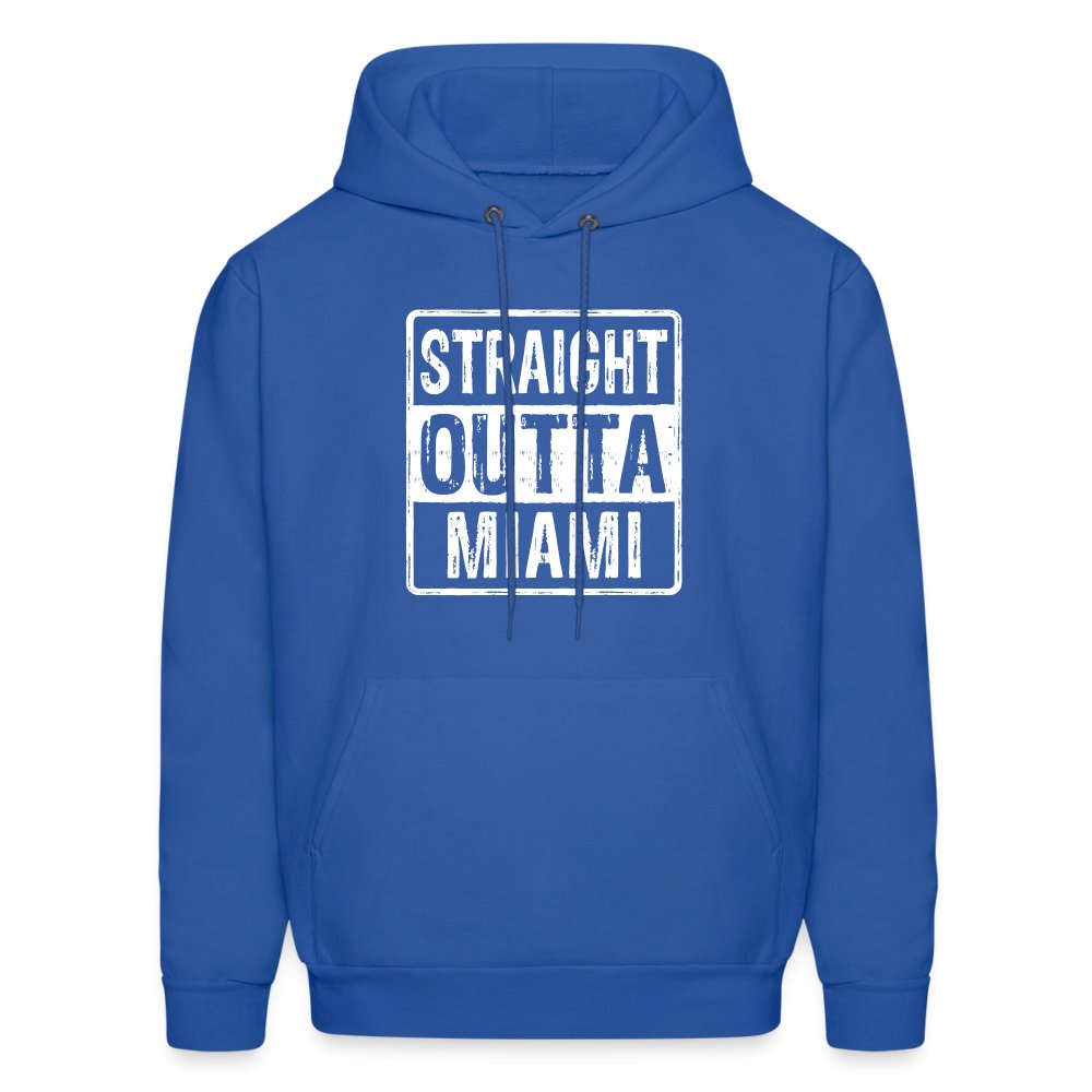 Straight Outta Miami (Florida) Hoodie - royal blue