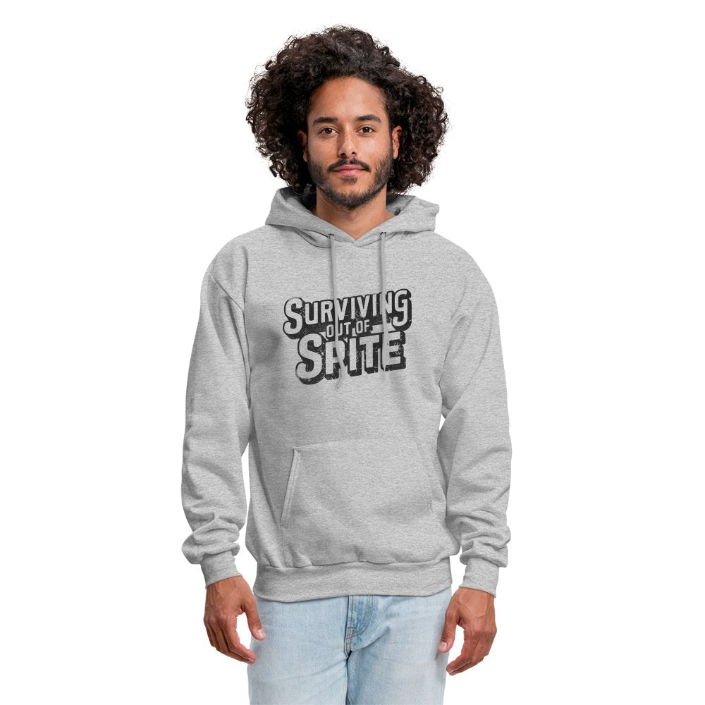 Surviving Out Of Spite Hoodie - heather gray