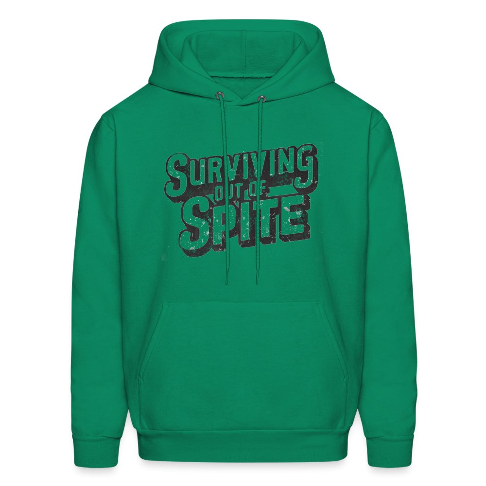 Surviving Out Of Spite Hoodie - kelly green