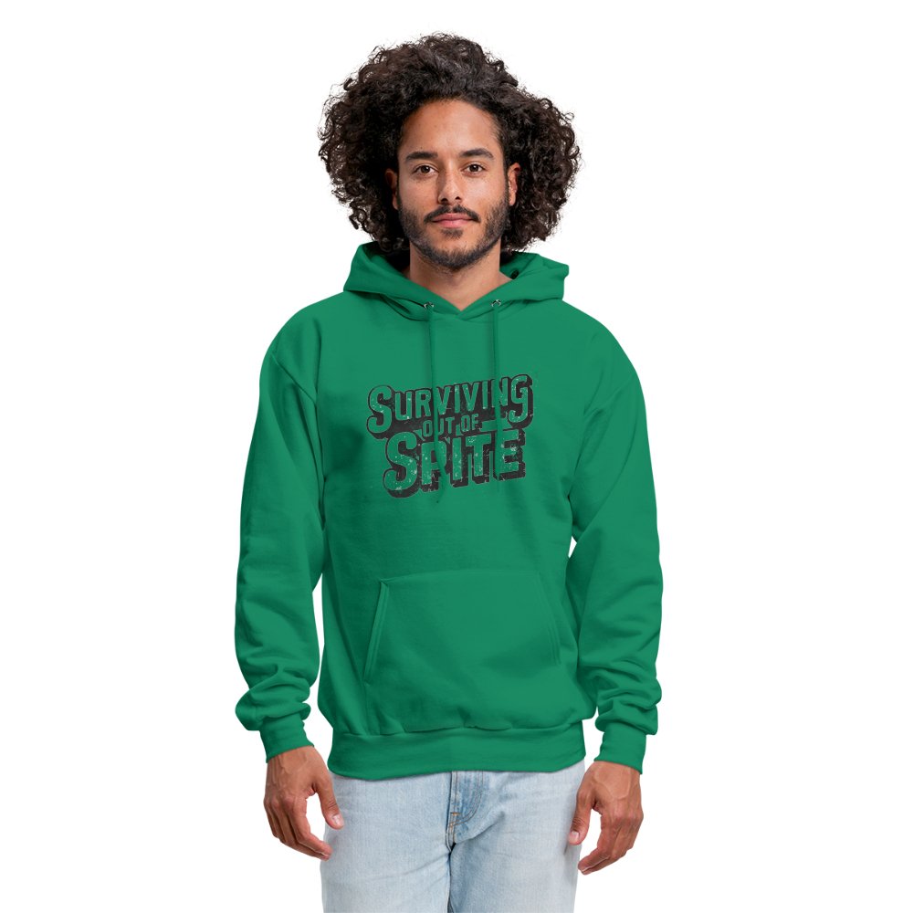 Surviving Out Of Spite Hoodie - kelly green