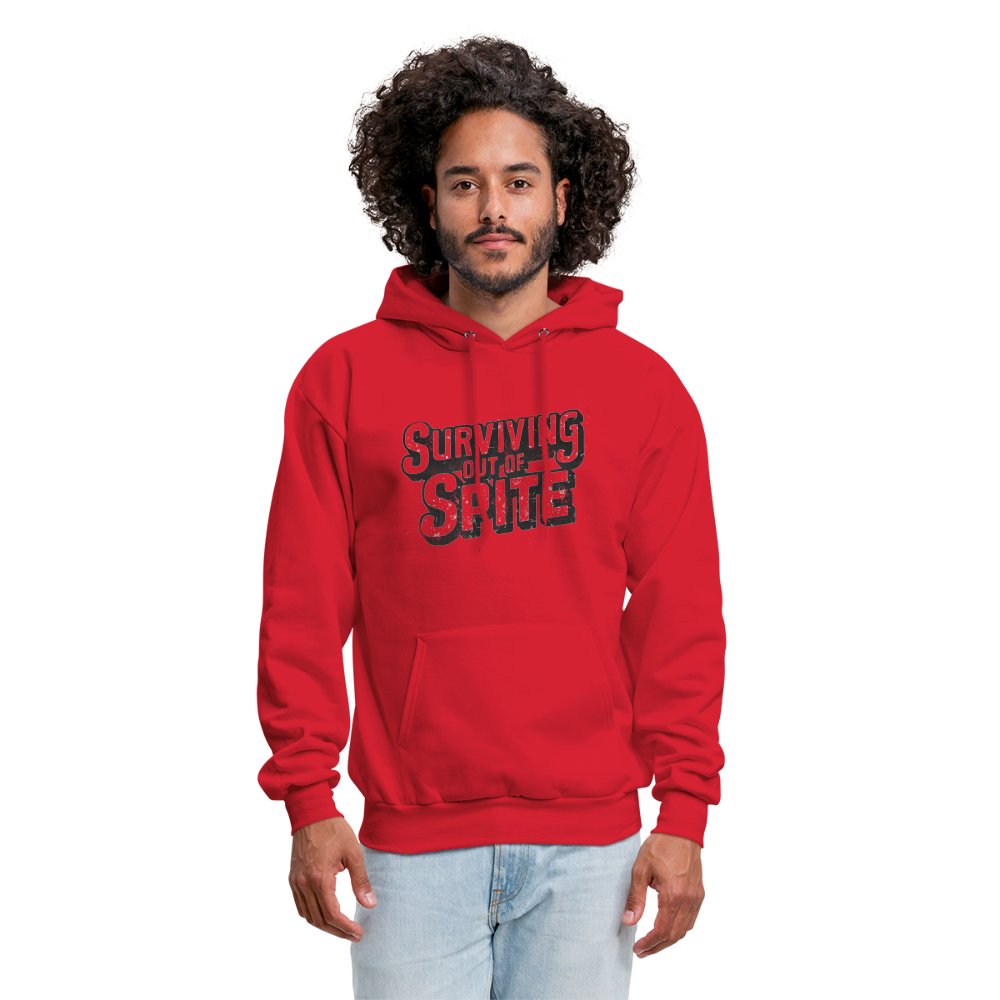 Surviving Out Of Spite Hoodie - red