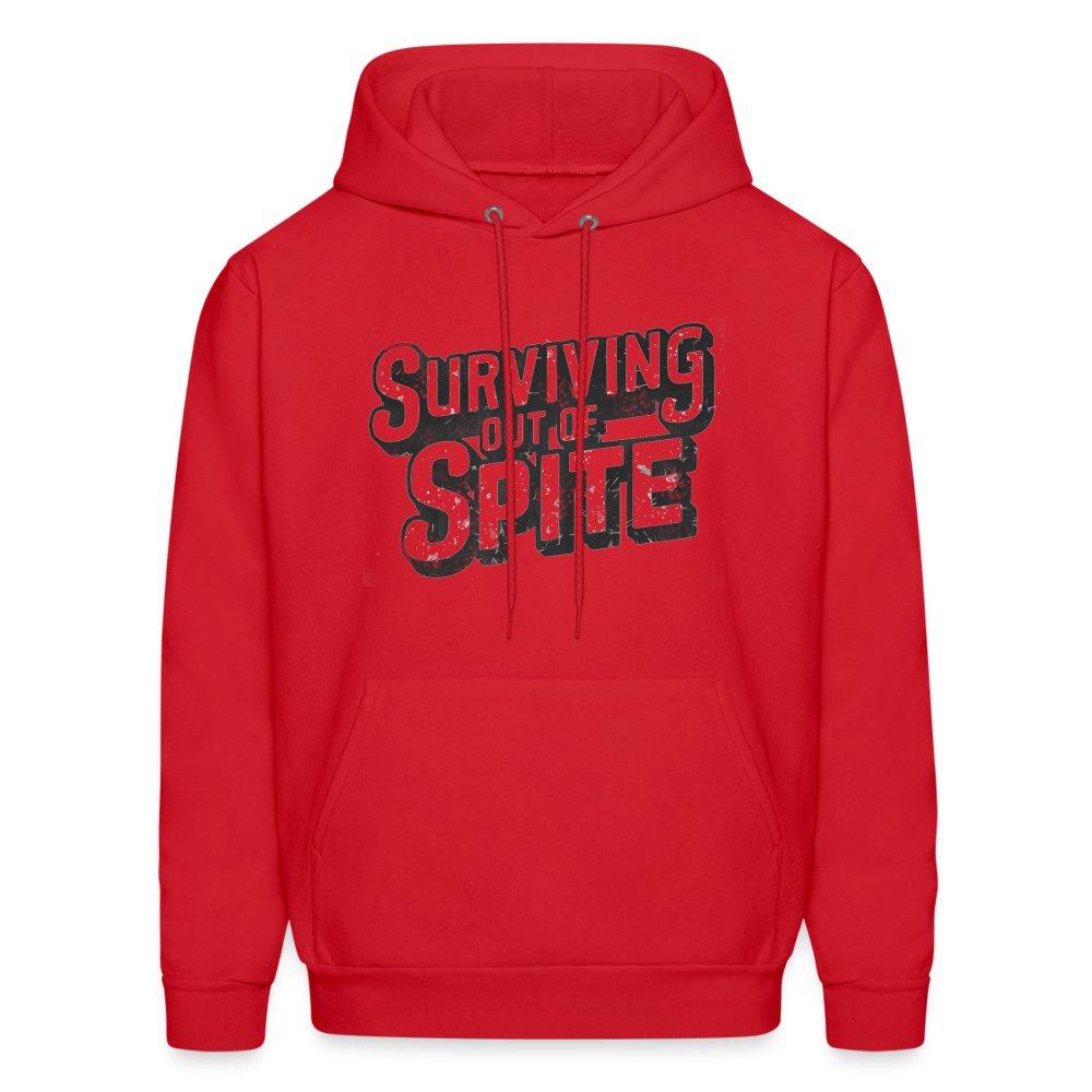 Surviving Out Of Spite Hoodie - red