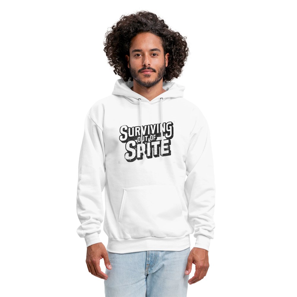 Surviving Out Of Spite Hoodie - white