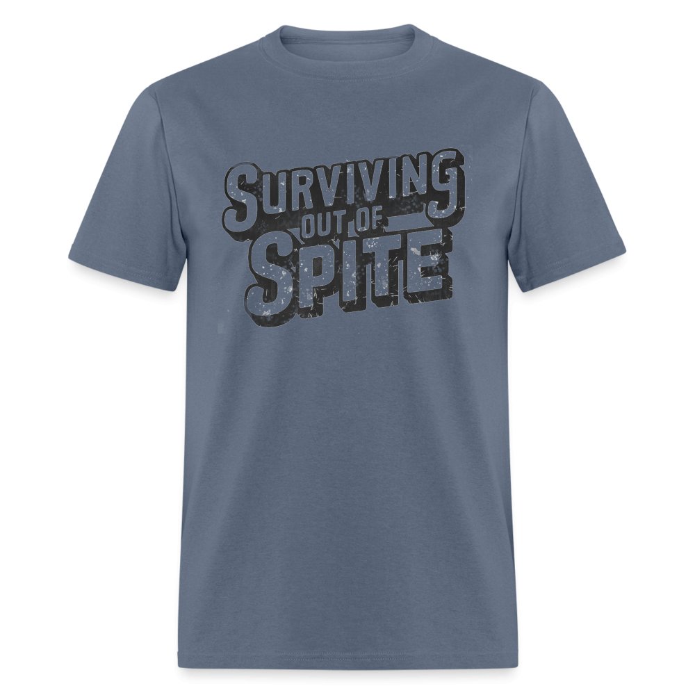 Surviving Out Of Spite T-Shirt - denim