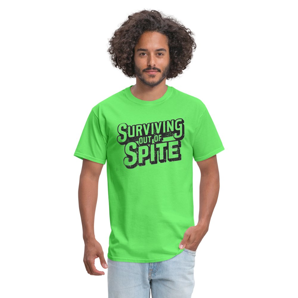 Surviving Out Of Spite T-Shirt - kiwi