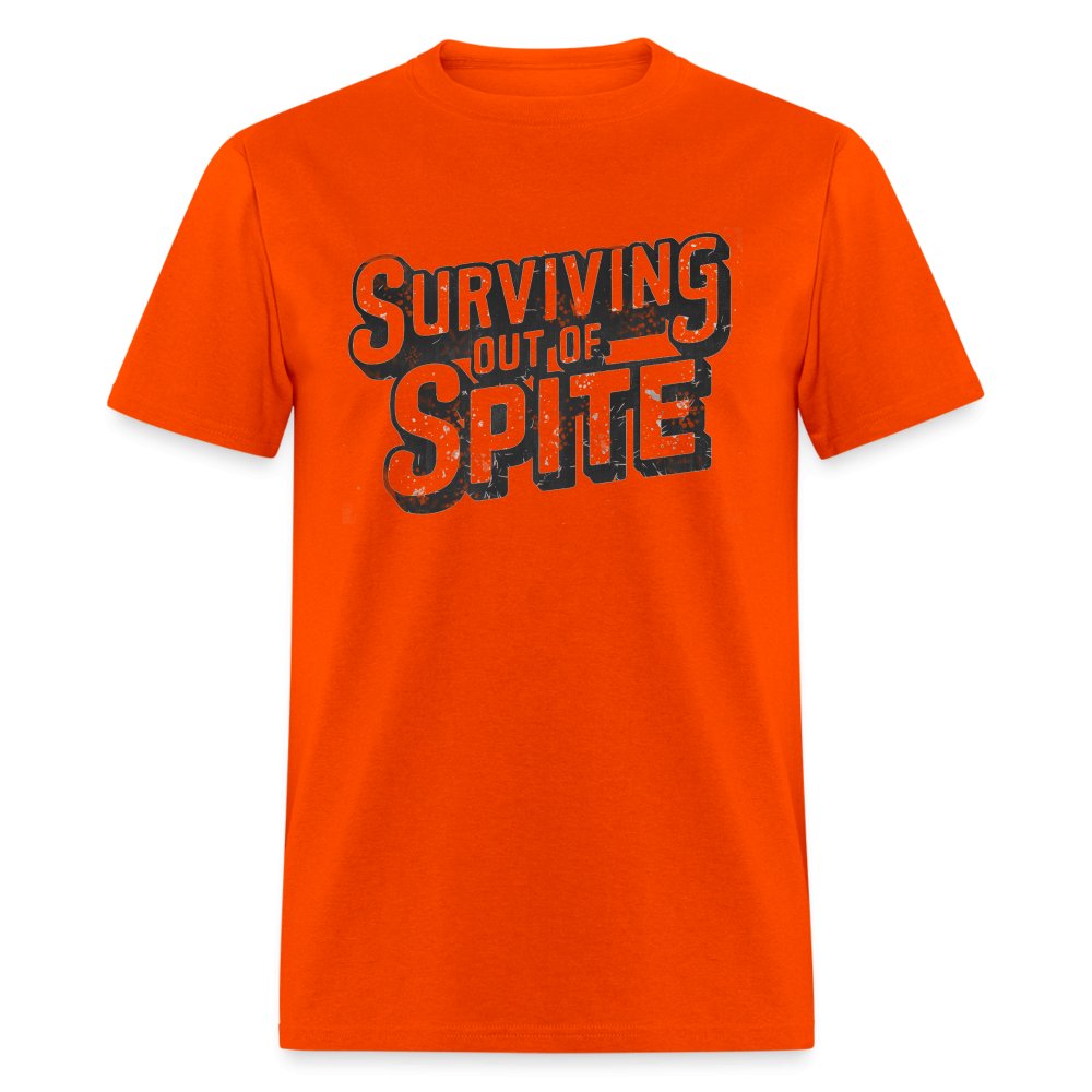 Surviving Out Of Spite T-Shirt - orange