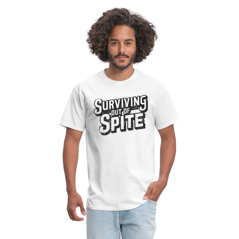 Surviving Out Of Spite T-Shirt - pink