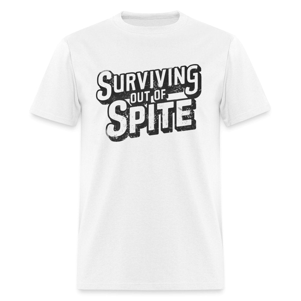 Surviving Out Of Spite T-Shirt - white