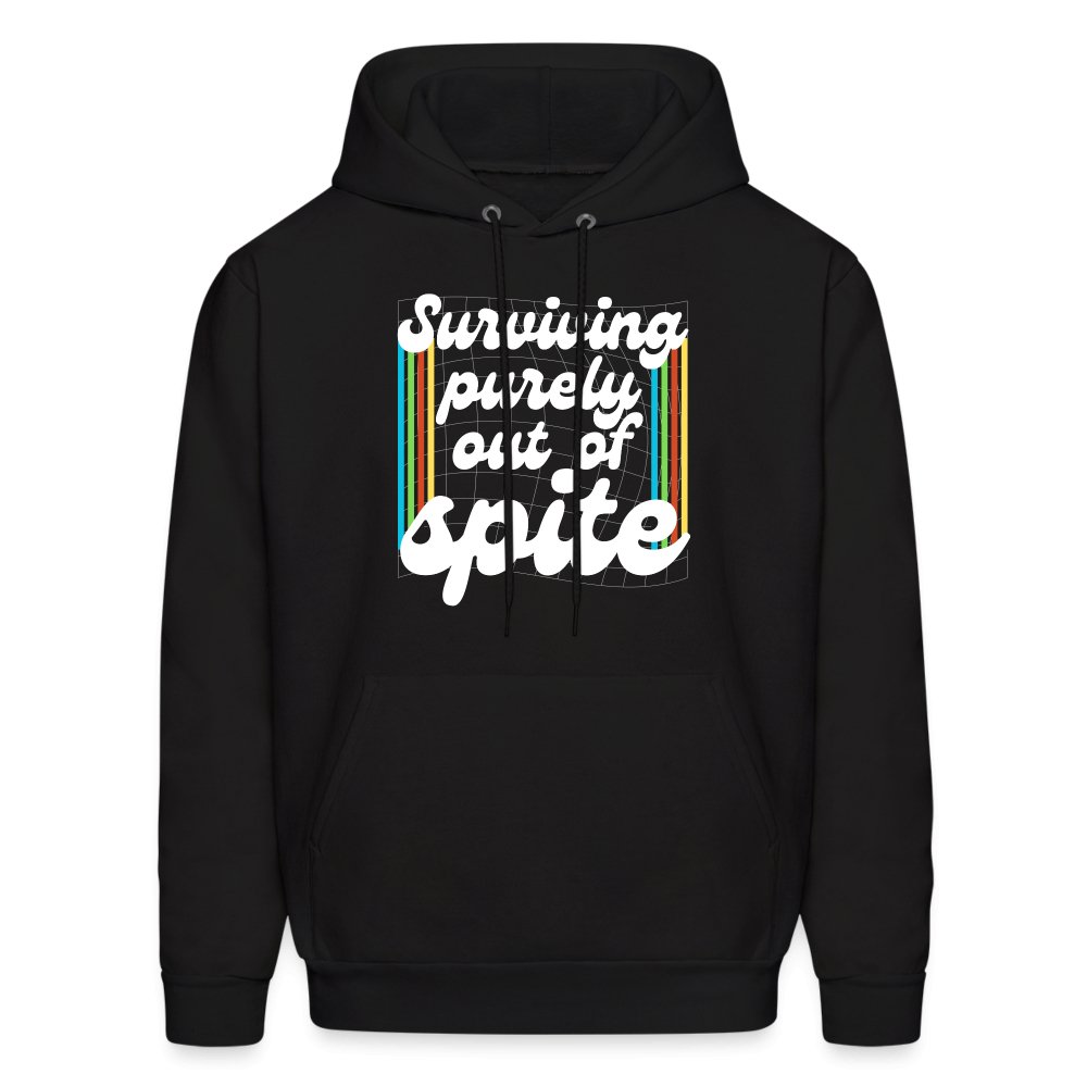 Surviving Purely Out Of Spite Hoodie - black