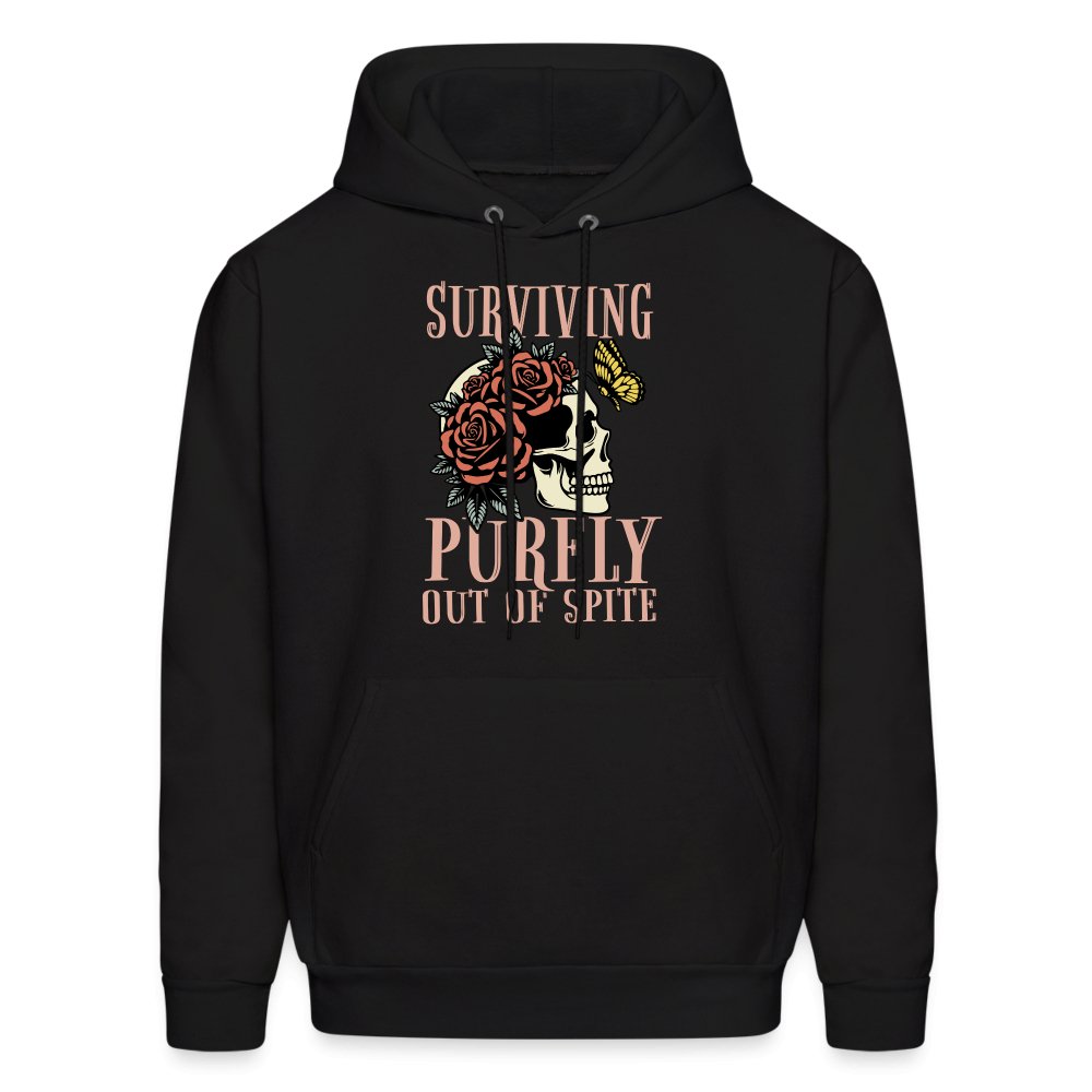 Surviving Purely Out Of Spite Hoodie - black