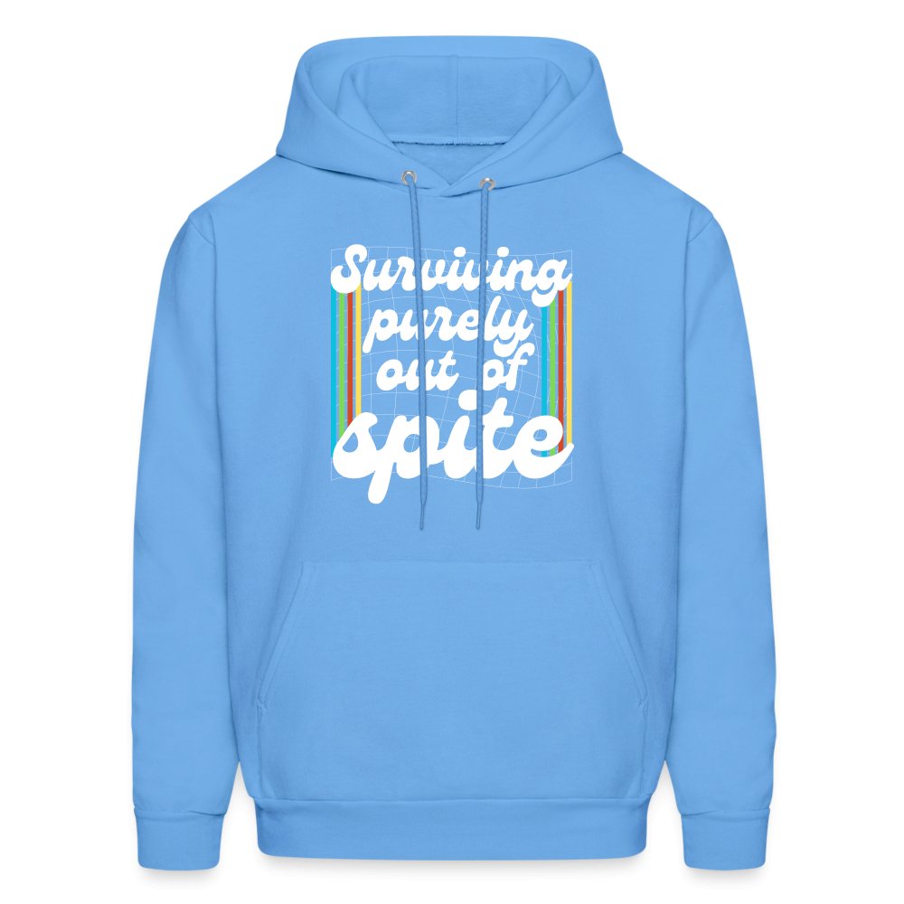 Surviving Purely Out Of Spite Hoodie - carolina blue