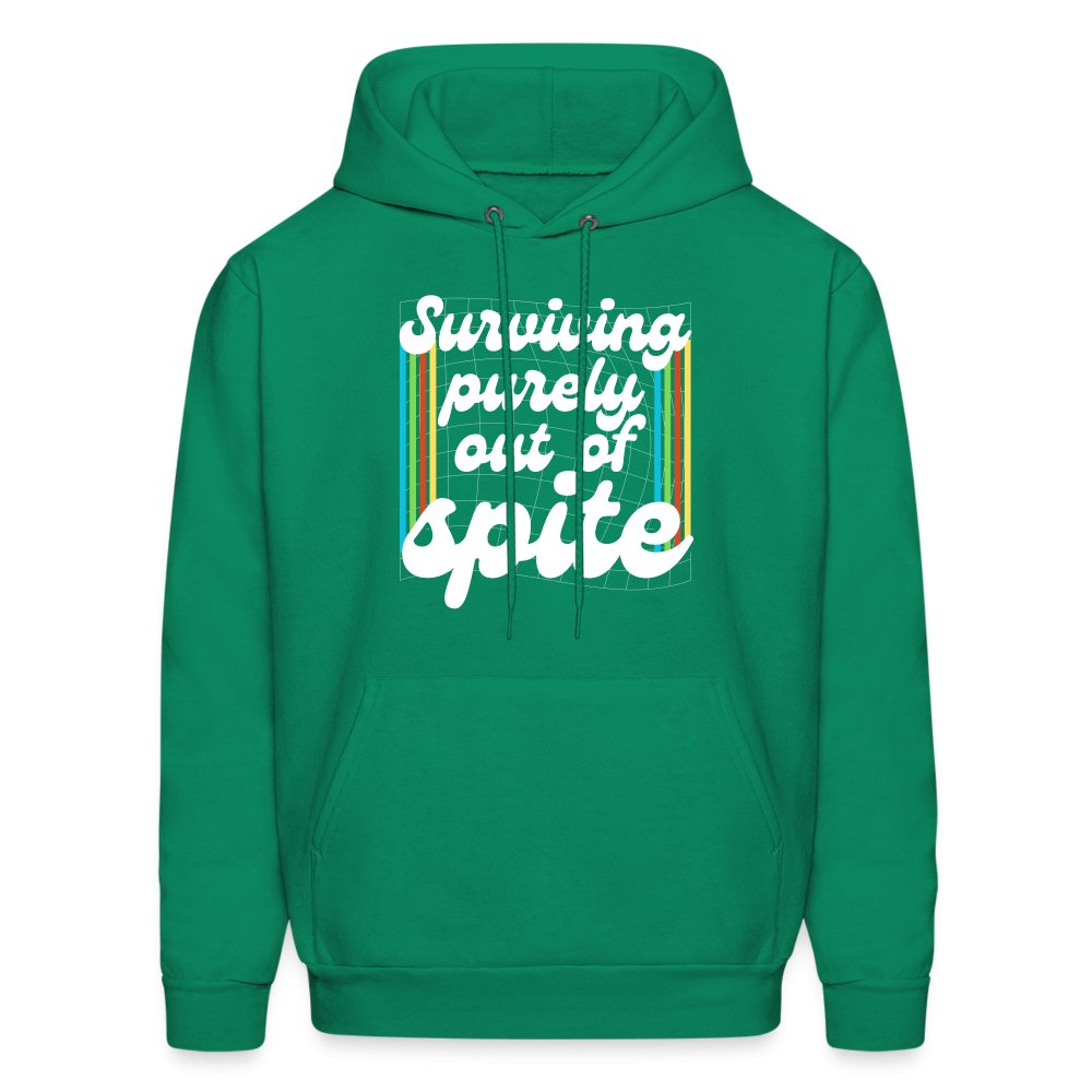 Surviving Purely Out Of Spite Hoodie - kelly green