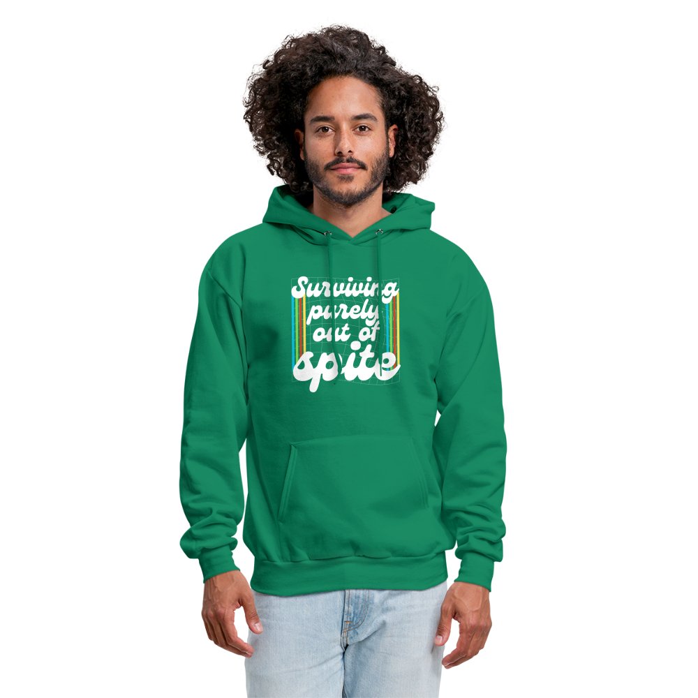 Surviving Purely Out Of Spite Hoodie - kelly green