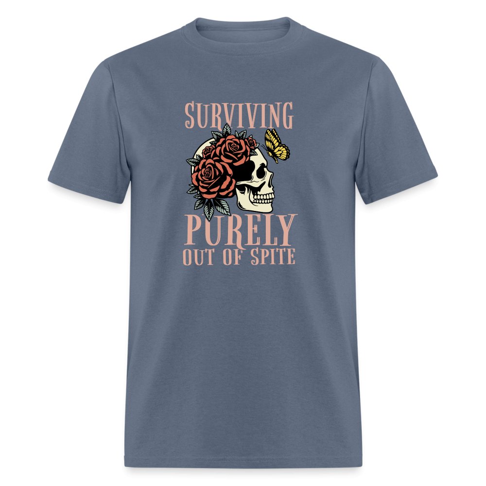 Surviving Purely Out Of Spite T-Shirt - denim