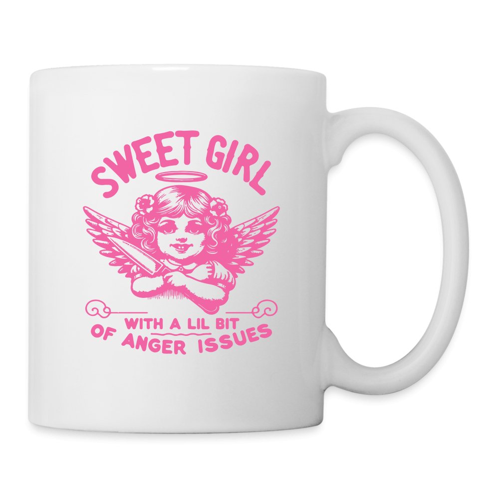 Sweet Girl With A Lil Bit of Anger Issues Coffee Mug - One Size