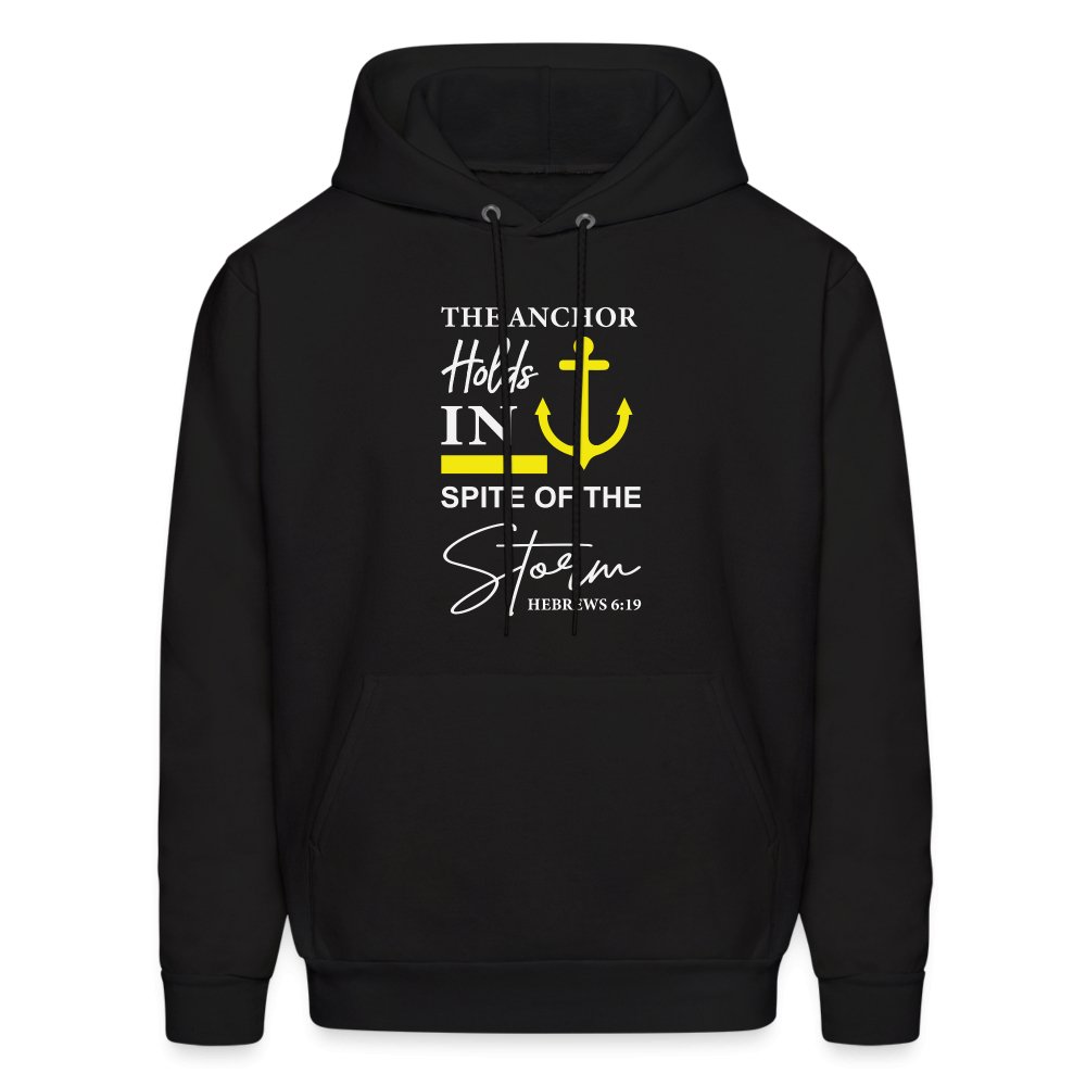 The Anchor Holds in Spite of the Storm (Hebrews 6:19) Hoodie - black