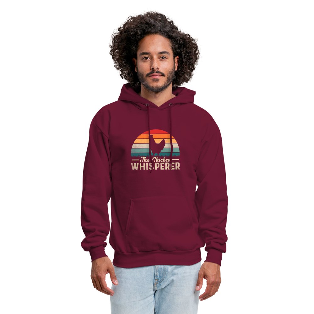 The Chicken Whisperer Hoodie - burgundy