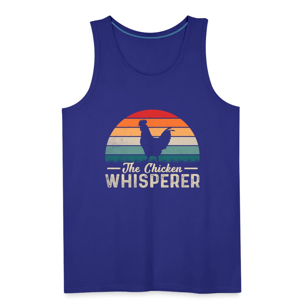 The Chicken Whisperer Men’s Premium Tank Top - royal blue