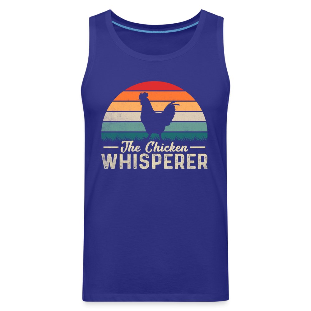 The Chicken Whisperer Men’s Premium Tank Top - royal blue