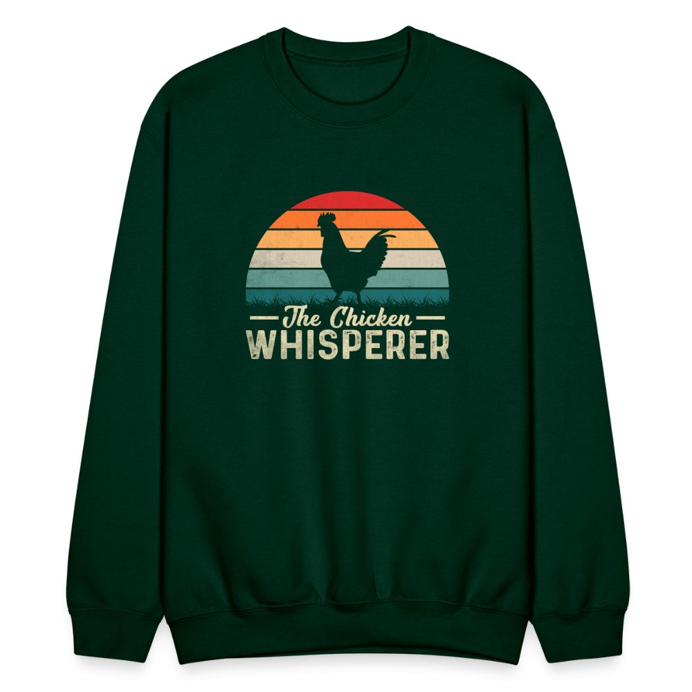 The Chicken Whisperer Sweatshirt - forest green