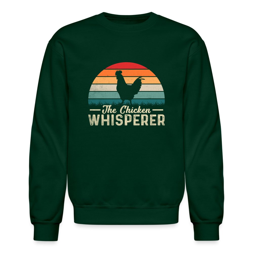 The Chicken Whisperer Sweatshirt - forest green