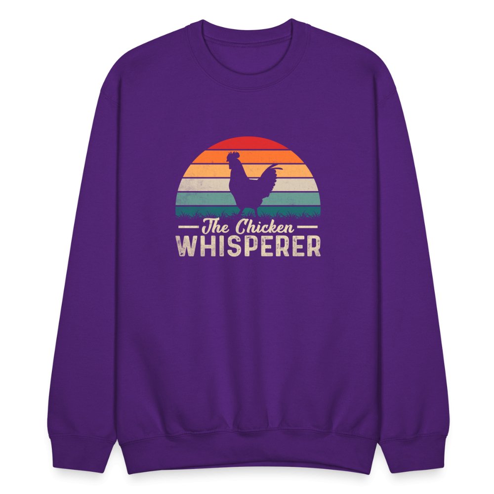 The Chicken Whisperer Sweatshirt - purple