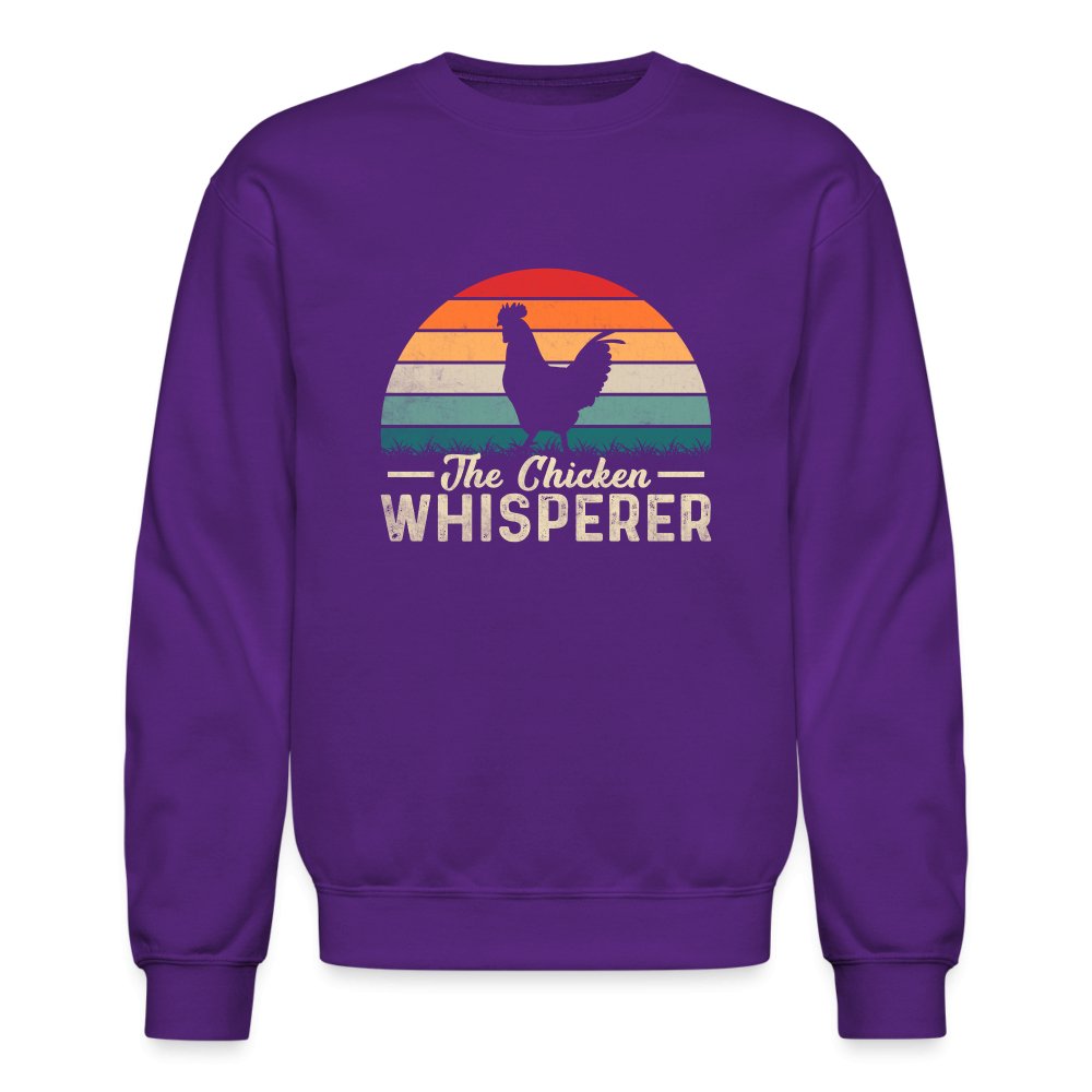 The Chicken Whisperer Sweatshirt - purple