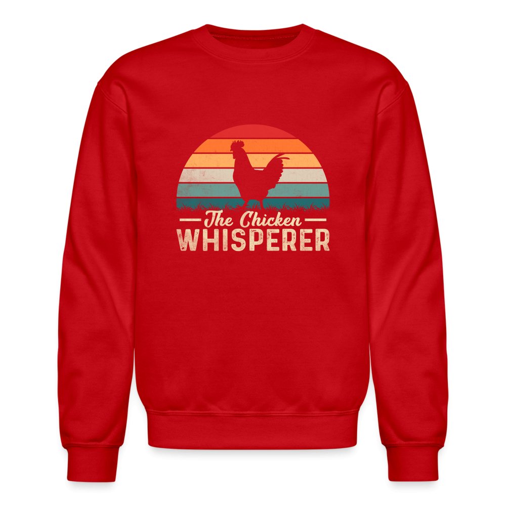 The Chicken Whisperer Sweatshirt - red