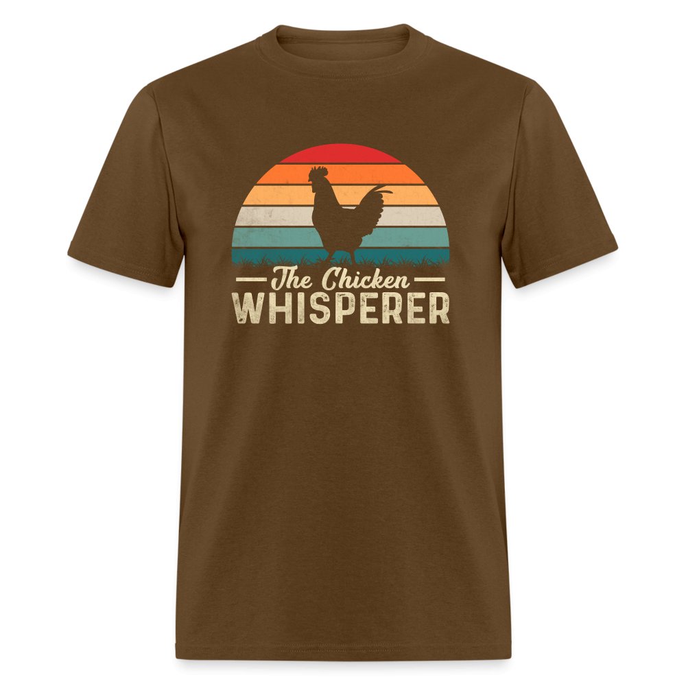 The Chicken Whisperer T-Shirt - brown