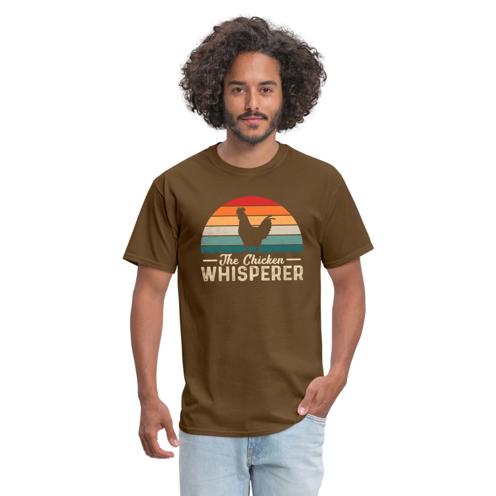 The Chicken Whisperer T-Shirt - brown