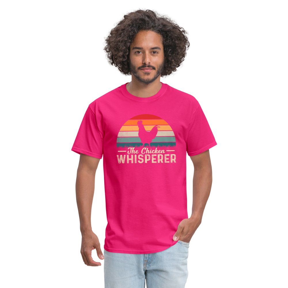 The Chicken Whisperer T-Shirt - fuchsia