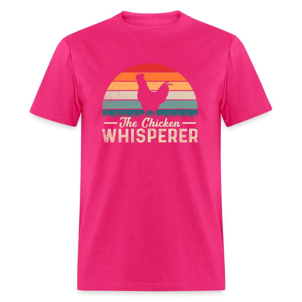 The Chicken Whisperer T-Shirt - fuchsia