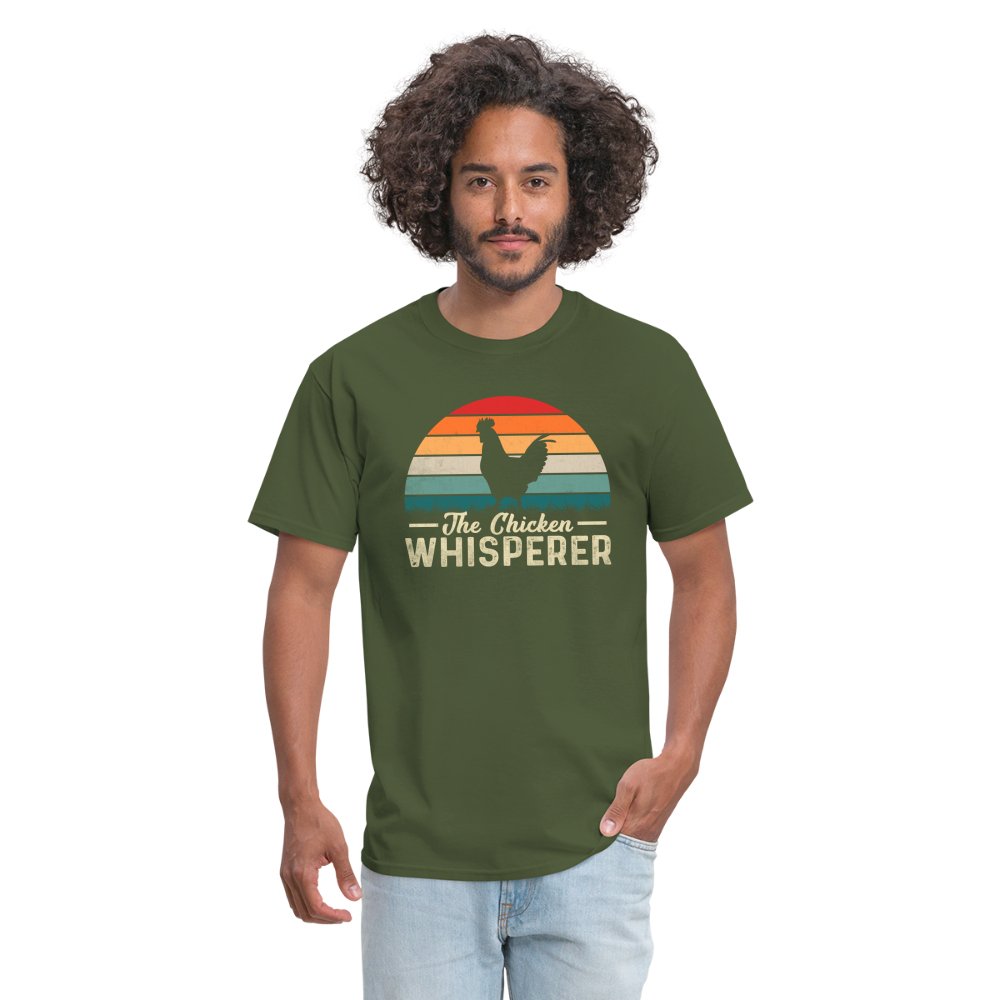 The Chicken Whisperer T-Shirt - military green