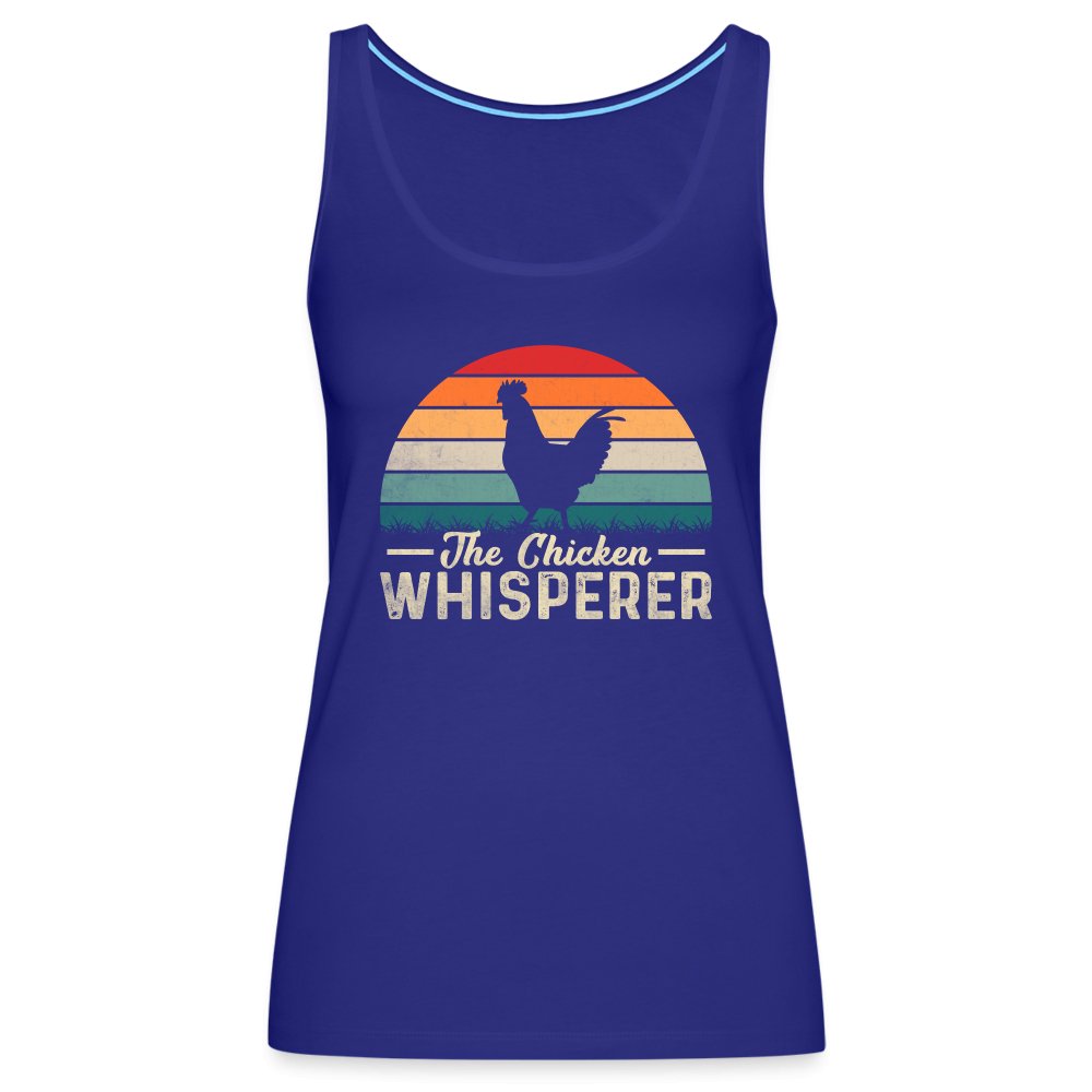 The Chicken Whisperer Women’s Premium Tank Top - royal blue