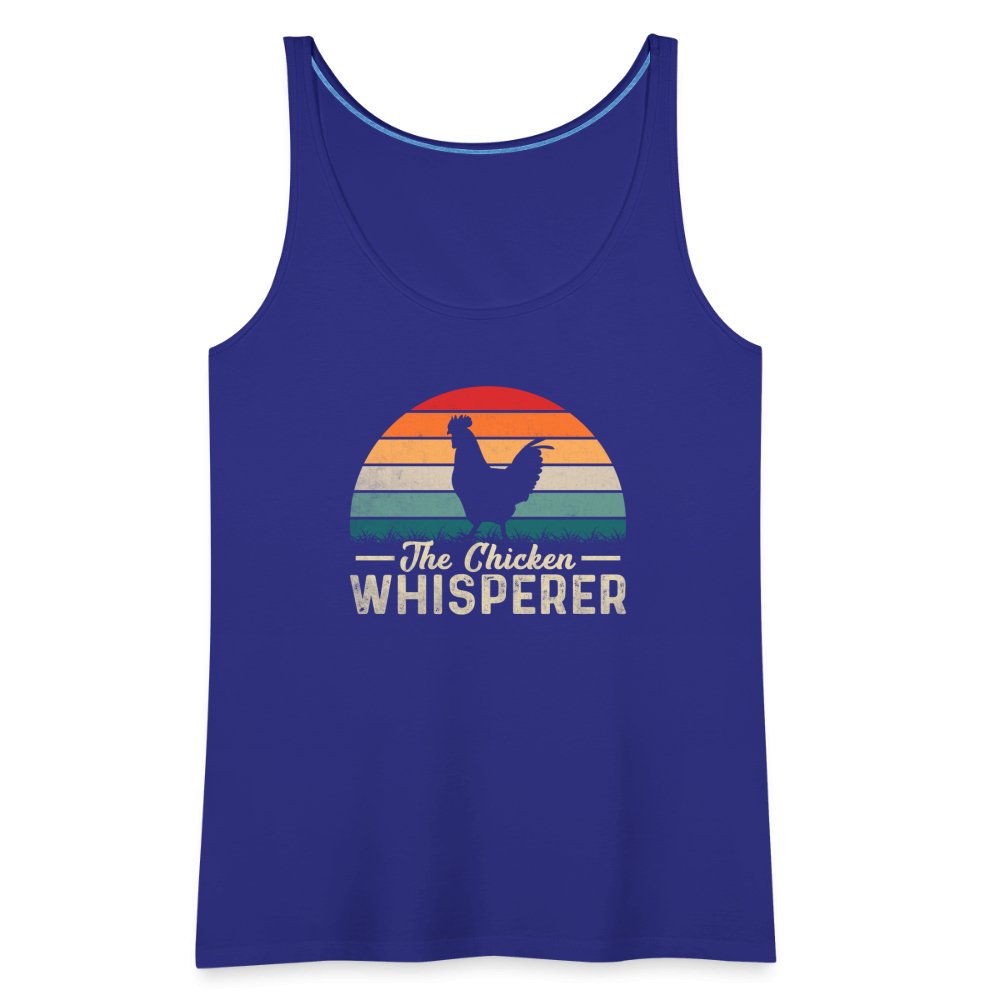 The Chicken Whisperer Women’s Premium Tank Top - royal blue