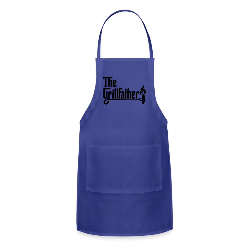 The Grillfather Adjustable Apron (BBQ Dad Gilling) - red