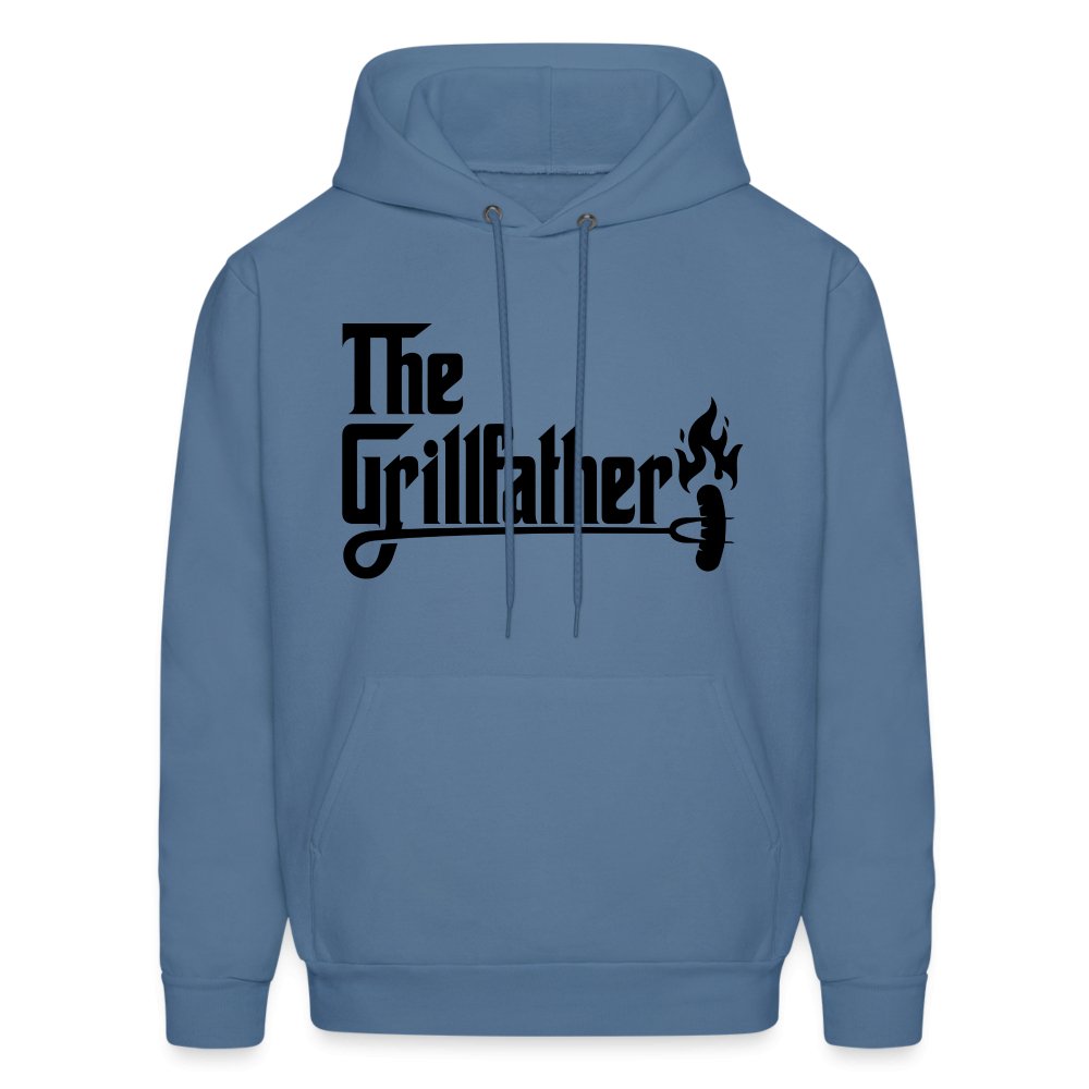 The Grillfather Hoodie (BBQ Dad Gilling) - denim blue