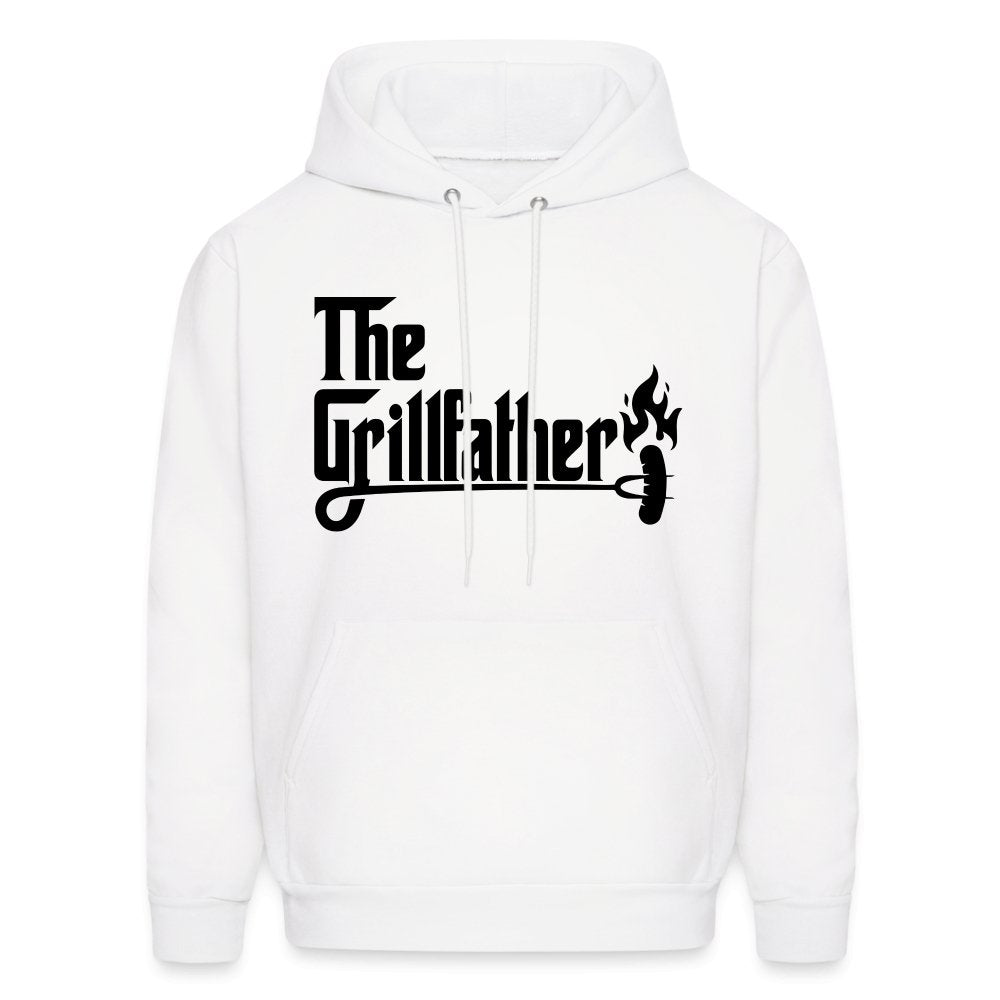 The Grillfather Hoodie (BBQ Dad Gilling) - heather gray