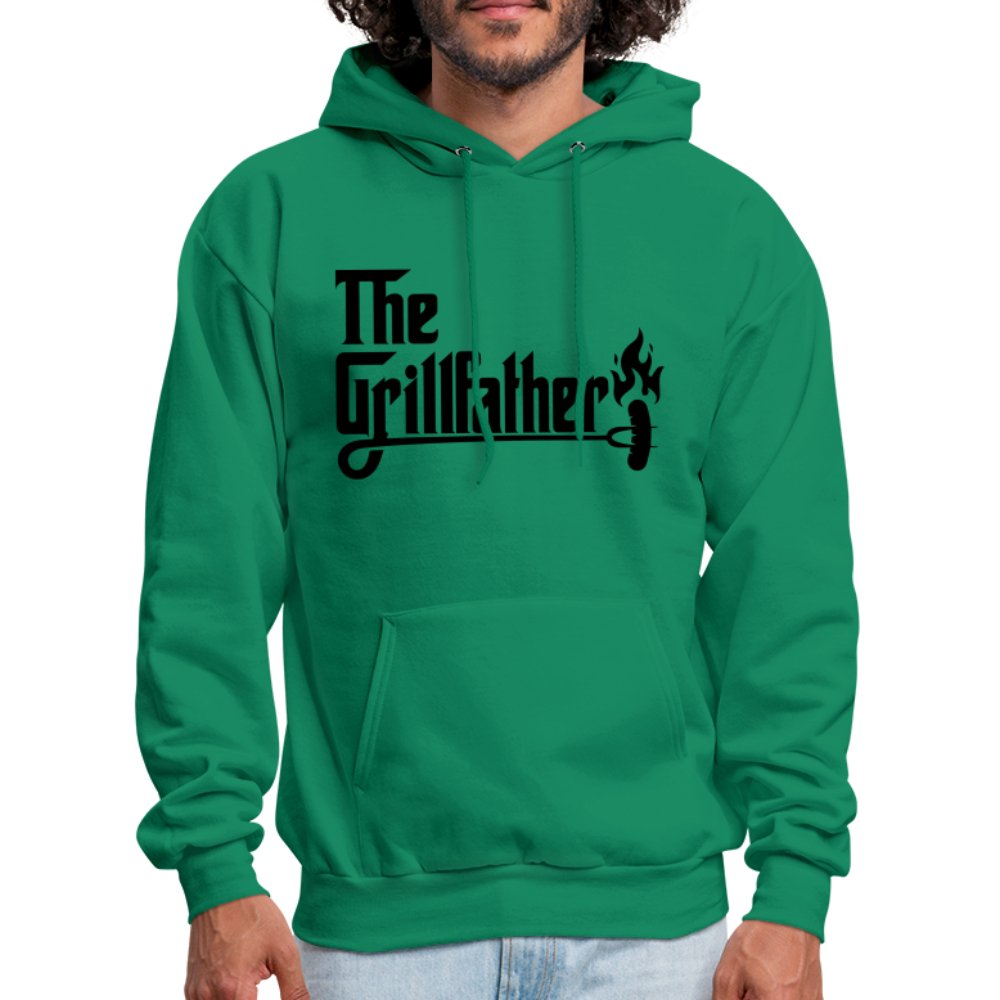 The Grillfather Hoodie (BBQ Dad Gilling) - kelly green