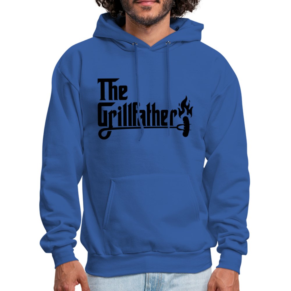 The Grillfather Hoodie (BBQ Dad Gilling) - royal blue