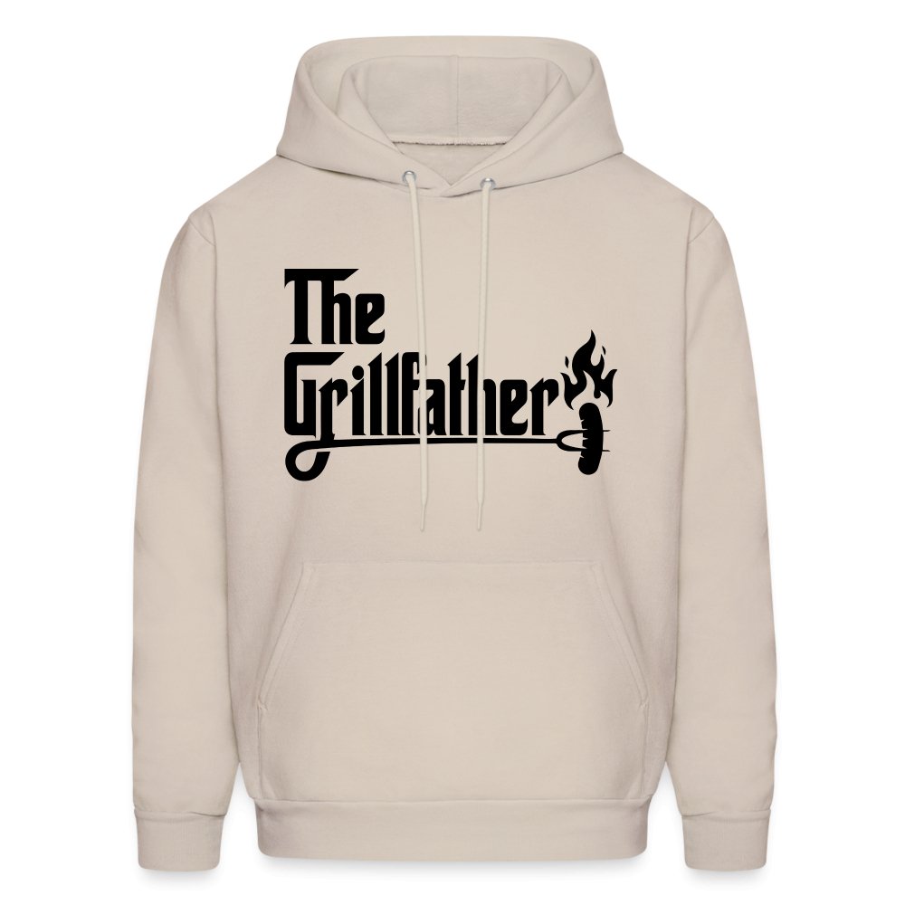 The Grillfather Hoodie (BBQ Dad Gilling) - Sand