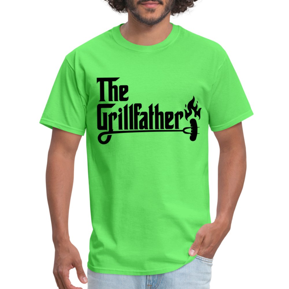 The Grillfather T-Shirt (BBQ Dad Gilling) - kiwi