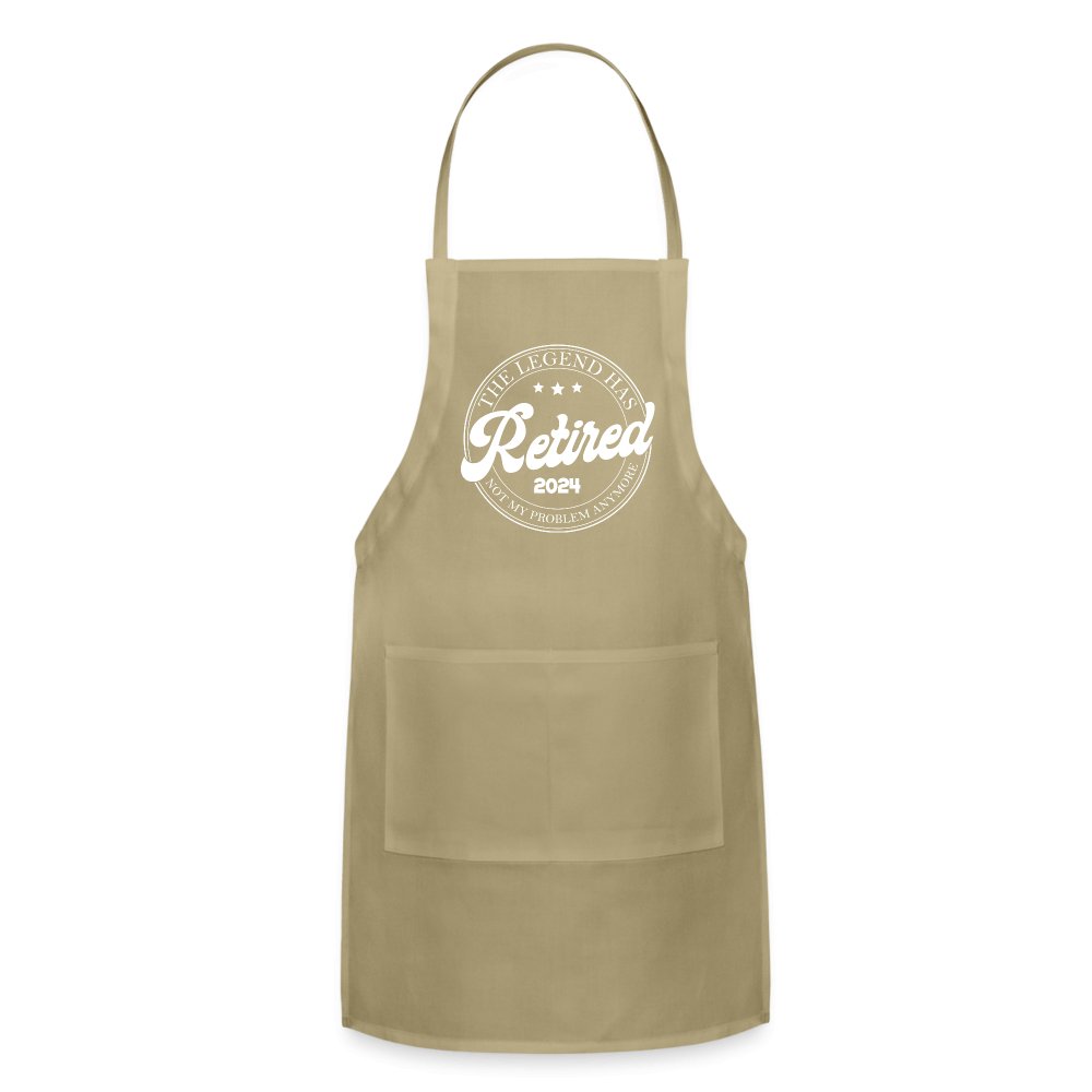 The Legend Has Retired Adjustable Apron (2024) - khaki